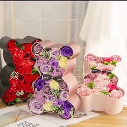 Teddy Bear Flower Box