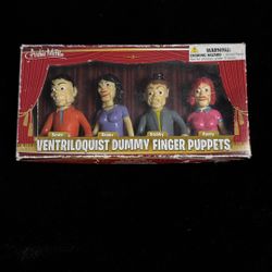 Vintage Archie McPhee Ventriloquist Dummy Finger Puppets