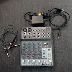 Behringer 6 Channel Mixer And MPK Mini Bundle