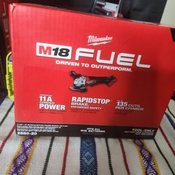 Milwaukee 2880-20 M18 FUEL 4-1/2" / 5" Grinder Paddle Switch, 