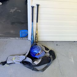 Baseball Bat And Bag
