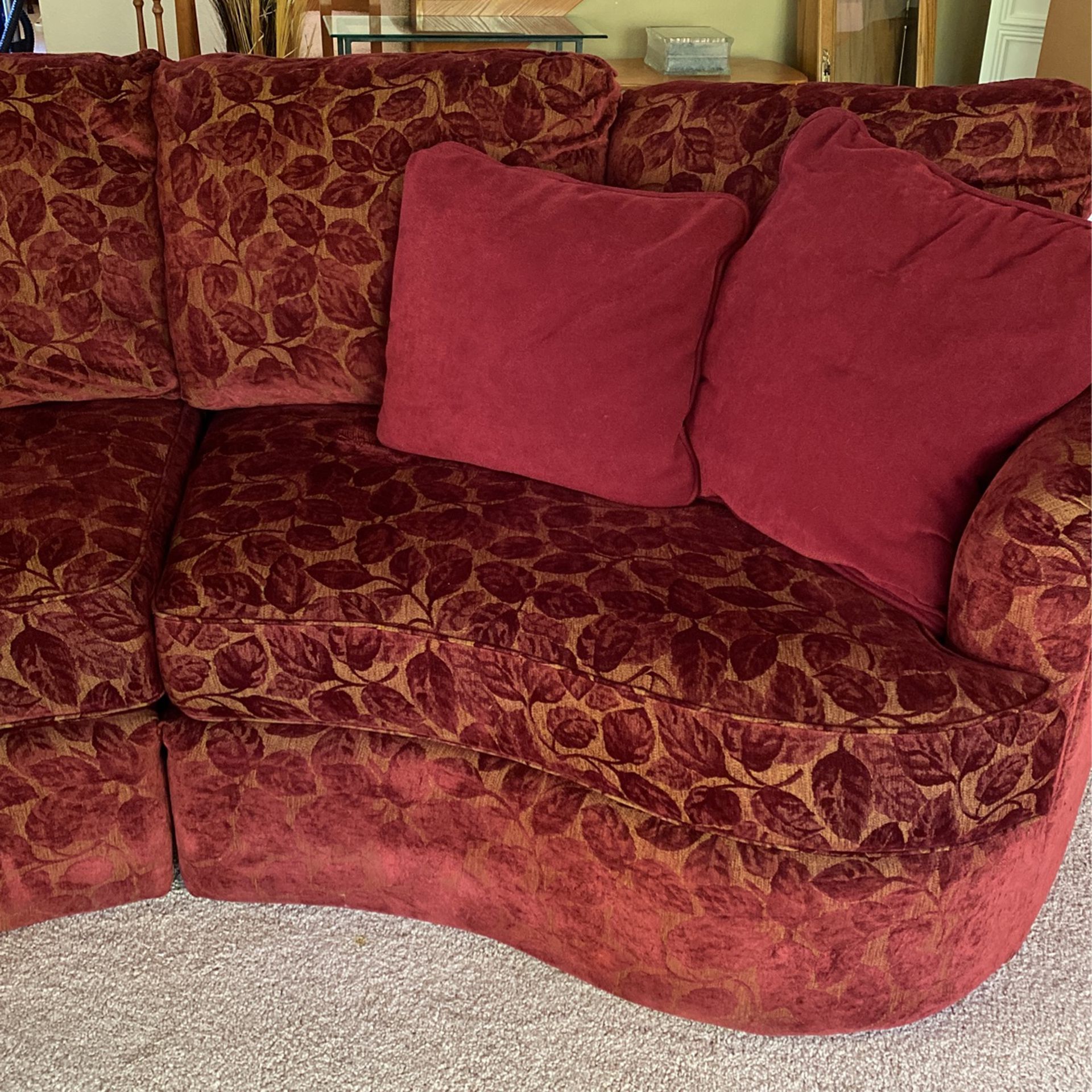 Large Curved Couch