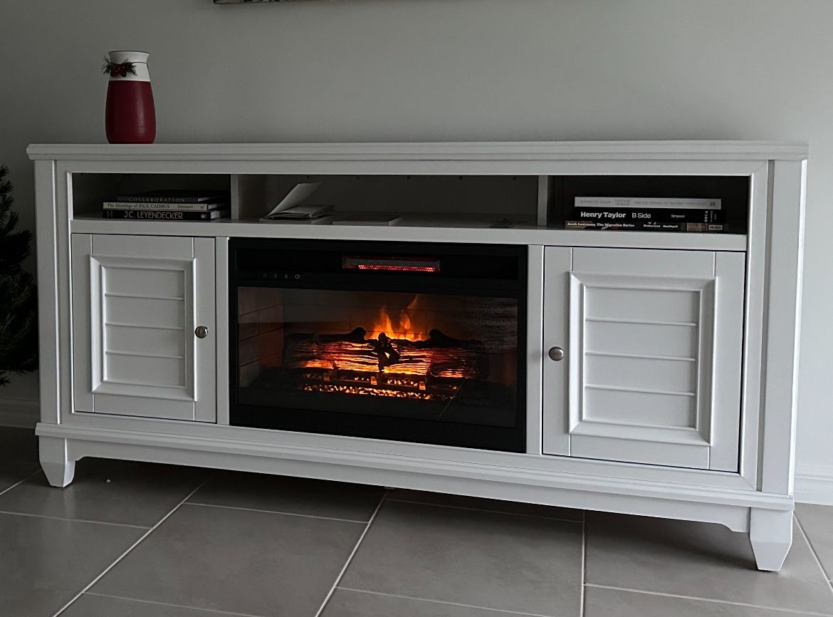 Fireplace TV Stand