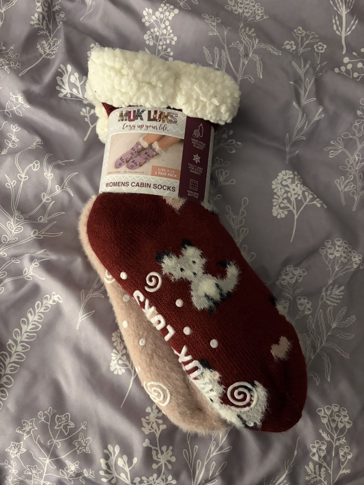 Muk Luks Cozy Slipper Socks