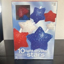 10 light crystal stars