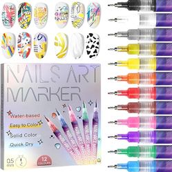 12 Colors Nail Art Pens Set(brand new)(two)