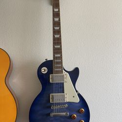 Used Epiphone Les Paul Standard Pro Blue Burst Solid Body Electric Guitar