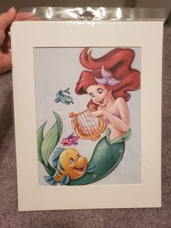 Disney 8x10 Little Mermaid Art Print