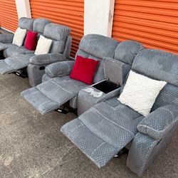 Está Nueva En Su Caja 📦 Color Gris 🩶 Reclinable Precio Firme No Delivery 