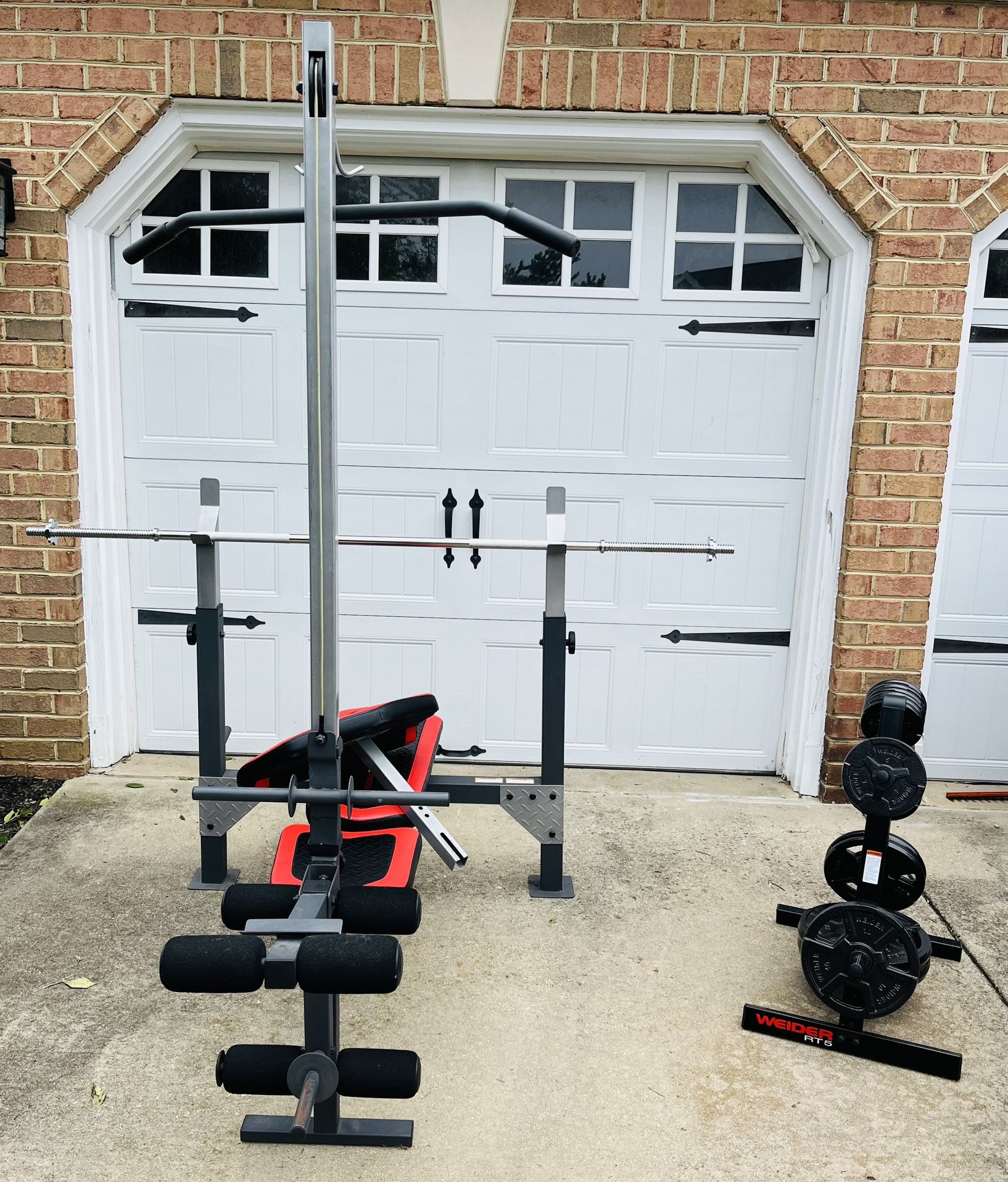 Weider Pro 265 Bench and Weights for Sale in Forest Hill MD OfferUp