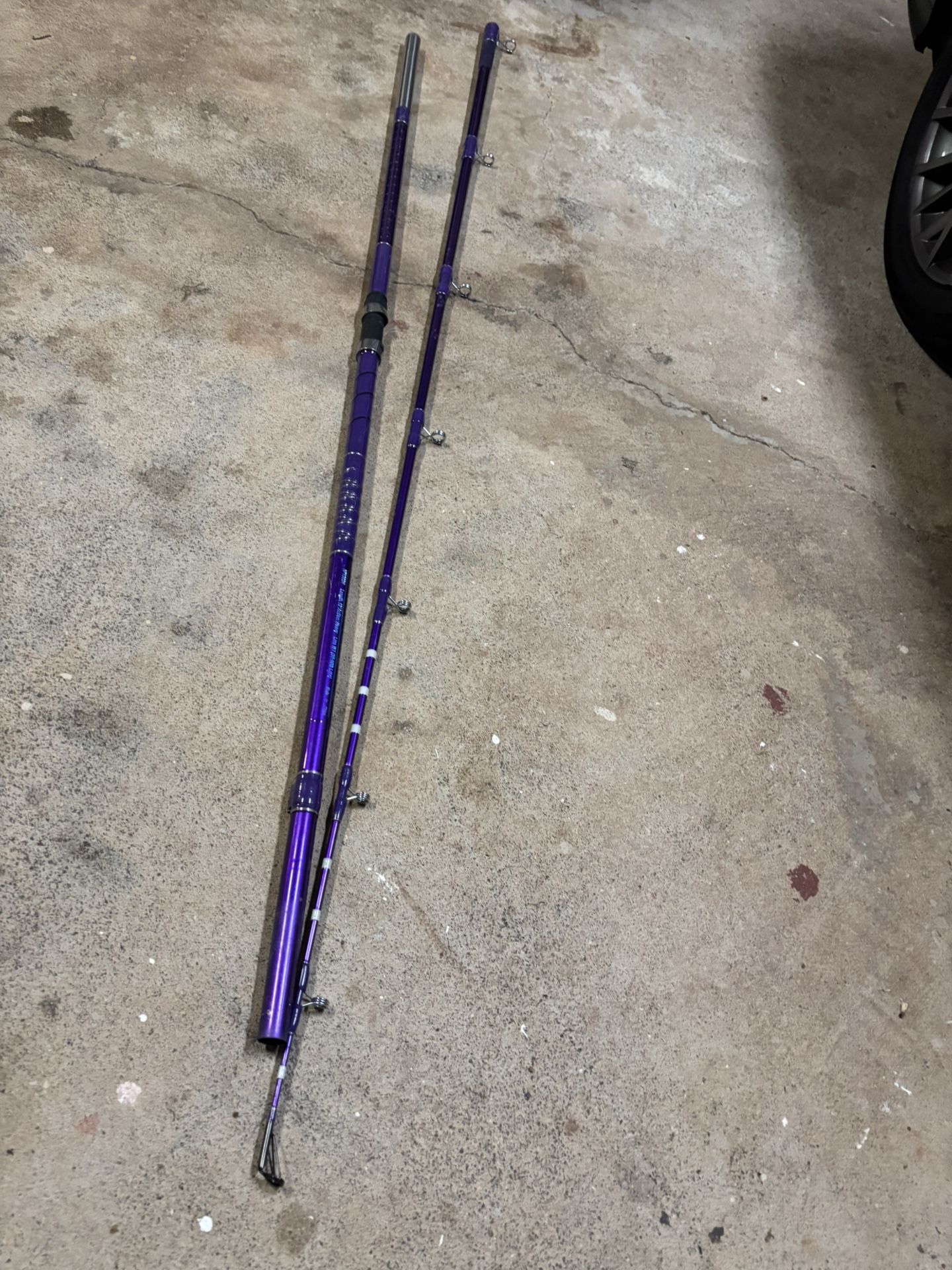   Nitro  Ulua Pole Heavy Blue And Purple 190 Each Or Trade For Torium, Newell, Trinidad