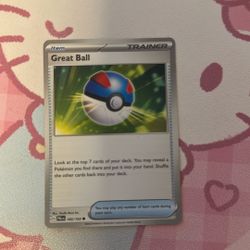 Pokémon Card Great Ball