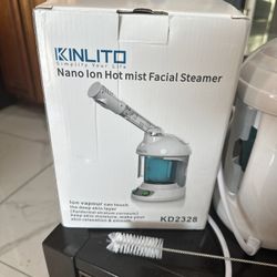 KINLITO Facial Steamer - Ozone Steamer With 360° Rotatable Arm - 40 Min Steam