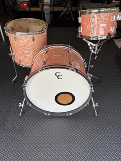 C&C Drum Company Player Date 2 in Rose Marine Pearl 14x22 8x12 15x16