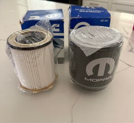 Dodge Ram 6.7 Liter Diesel Fuel Filter Water Separator Set Mopar OEM