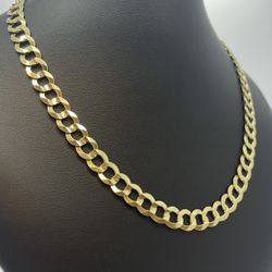 Cuban Gold Chain 14K New Solid 