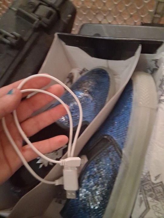 Light Up Blue Women's Shoex