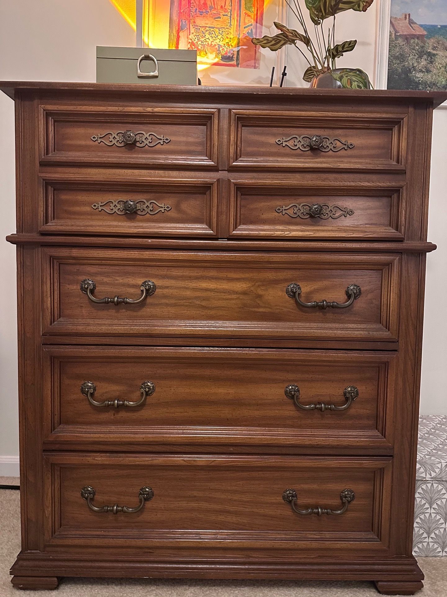 Large Solid Wood Dresser