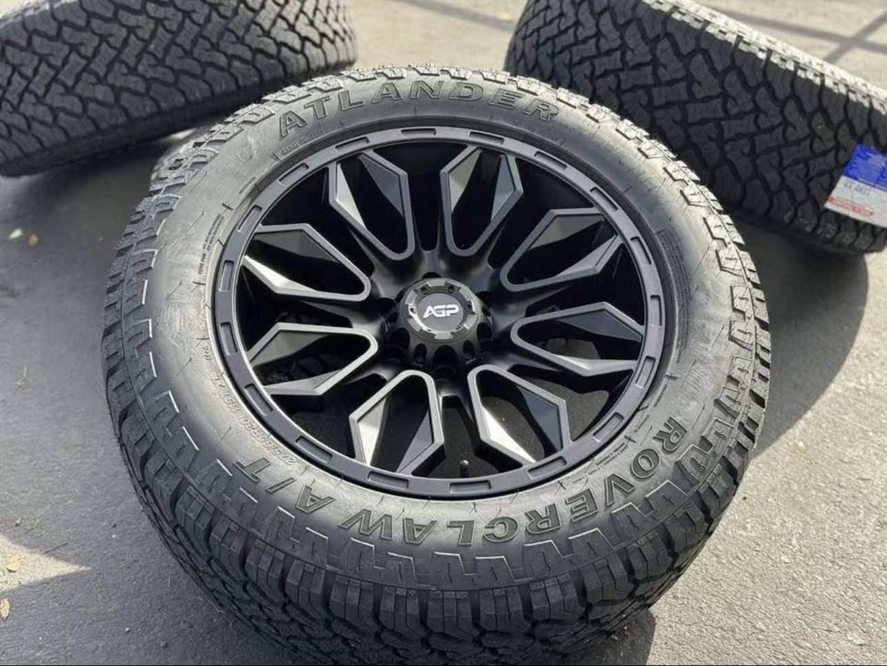 New 20” Jeep Wrangler Gladiator Rubicon JL JK Wheels rims AT Tires