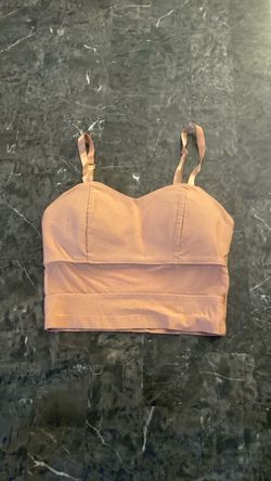 Nude Bustier Crop Top with Straps