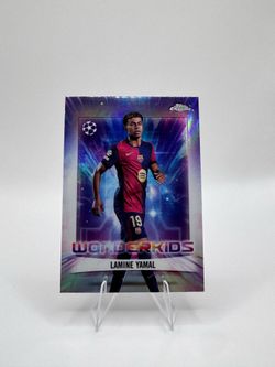 2024-25 Topps Chrome Uefa Club Competitions - Wonderkids Lamine Yamal