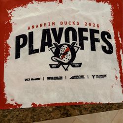 Anaheim Ducks playoff rally towel new