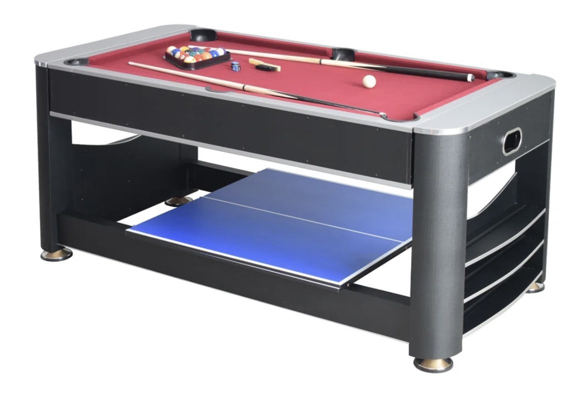 Pool, Air Hockey & Ping Pong Table -3-1