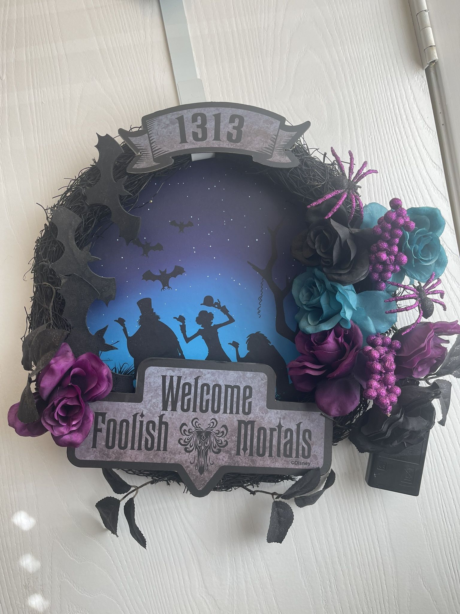 The Haunted Mansion Door Wreath Halloween