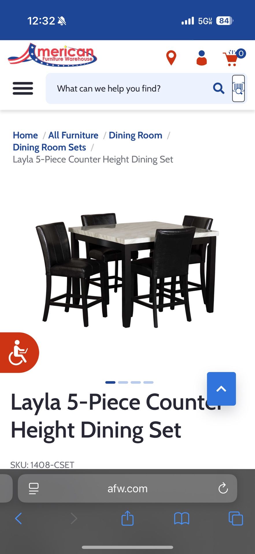 5 Piece Dining Table