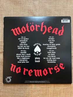 Motörhead - No Remorse 180g Vinyl Record