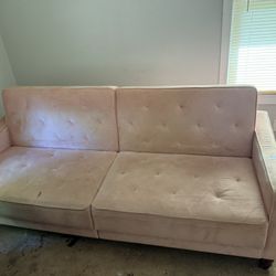 Cute Pink Sleeper Couch 