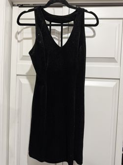 Black Velvet Cocktail Dress