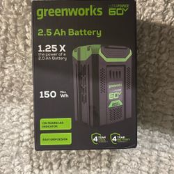 Green Works New Inbox Battery For Any Of Their Lawn Tools Originally $278 For Sale Great Deal $100