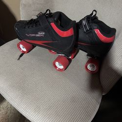 3 pair of roll skates