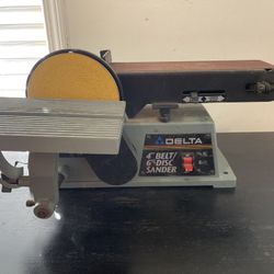 Delta 4” Belt Sander And 6” Disk Sander Tool