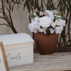 Faux Flowers With Vases