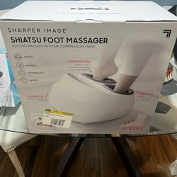 Sharper Image - Shiatsu Foot Massager - White