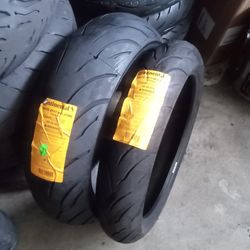 Motorcycle Tires 180/55/17  190/55/17  120/70/17  Used And New 140/70/17, 110/70/17