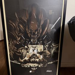 Alien - Mondo Variant Poster by Martin Ansin