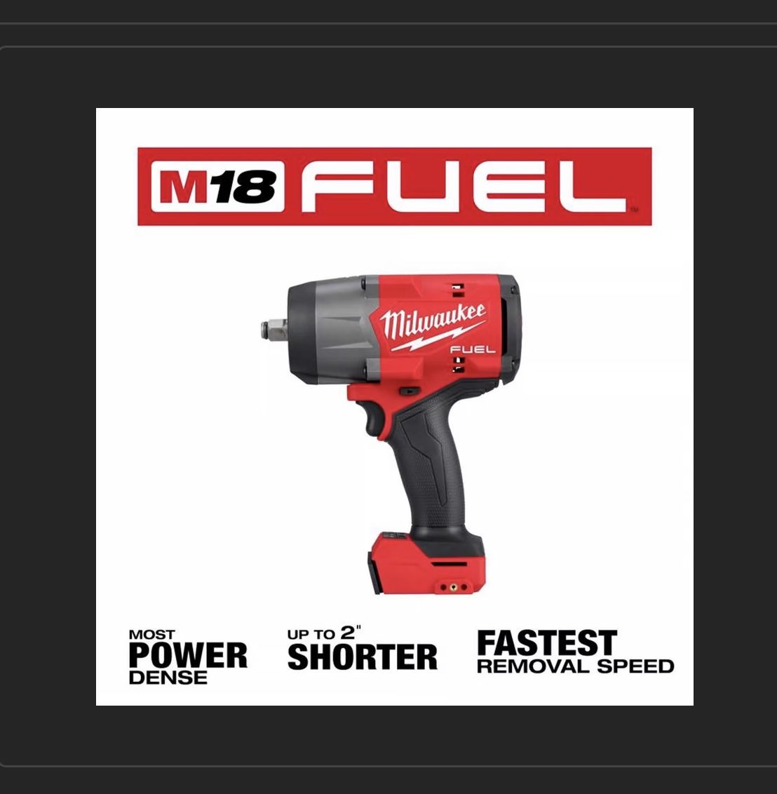 M18 fuel power Tool Milwaukee