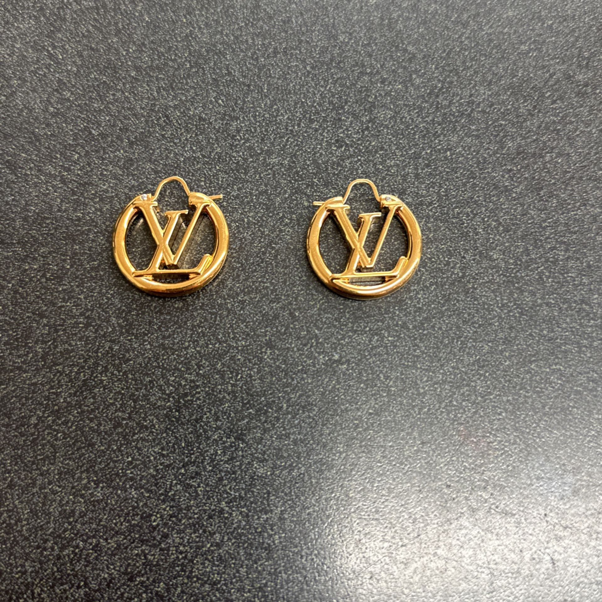 Louie Vuitton Hoop Earrings