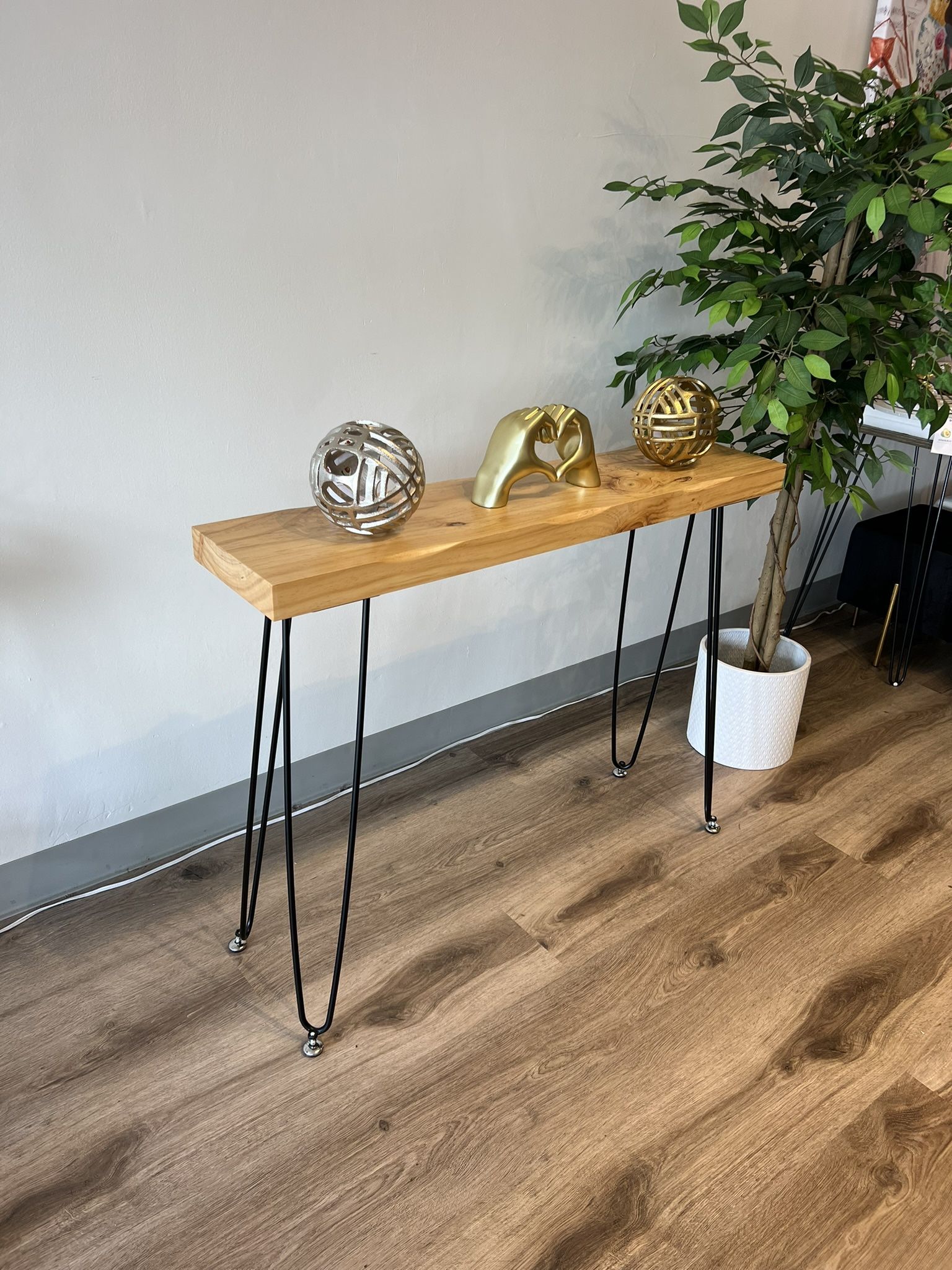 Solid Wood Console Entryway Table