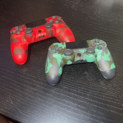 TWO PS4 CONTROLLERS 