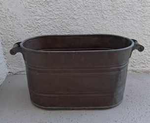 Vintage Copper Boiler Tub