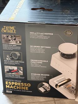 Expresso machine never used !