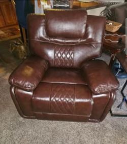 New Leather Recliner