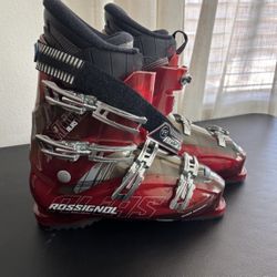 Rossignol Glossy Red Ski  boots