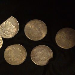 5 Morgan Silver Dollars