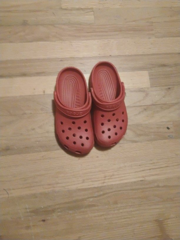 Red Crocs
