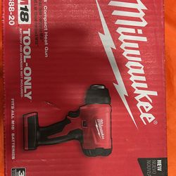 Milwaukee M18 Heat Gun Below